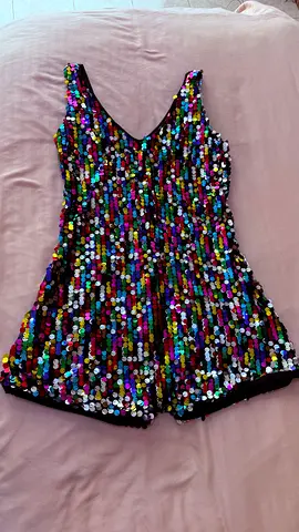 Sequin Multicolour Party Romper - Size S/M - from San Francisco