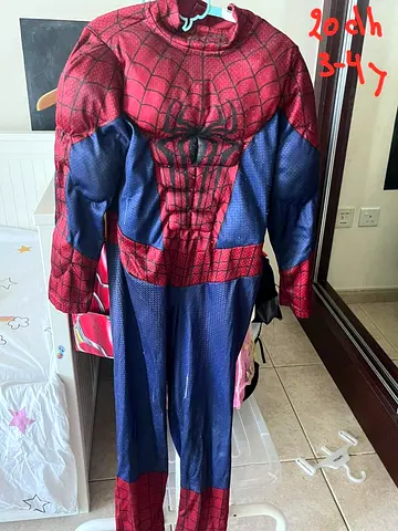 Kids Spider-Man Costume - Size 3-4 Years, Gently Used