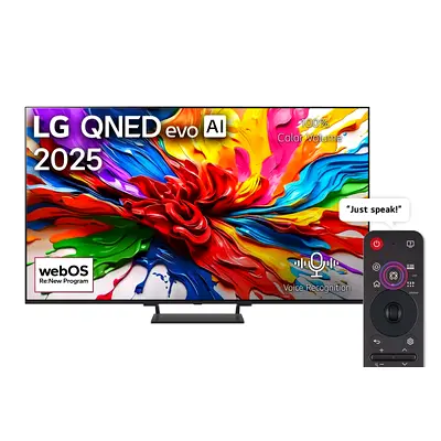 New LG TV 65-Inch QNED evo AI QNED93 4K 144Hz Smart TV with AI Magic Remote 65QNED93A6A with Box