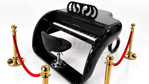 Black Designer Grand Piano