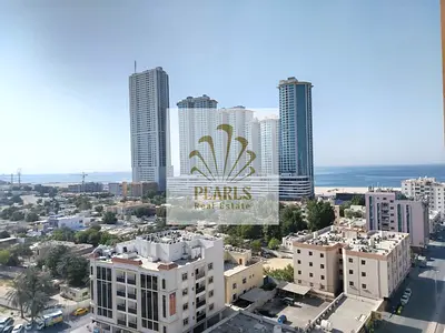 2 Master Bedrooms Apartment for Rent on Ajman Corniche with Direct Sea View | 1,700 Sq. Ft., Spacio