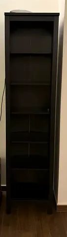Tall Bookcase / Display Shelf - Dark Brown