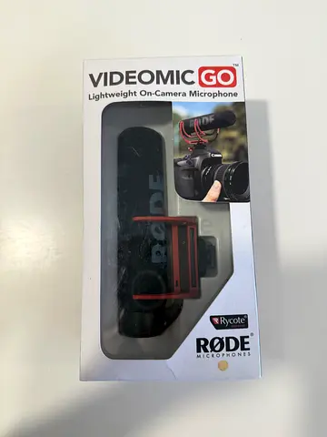 RØDE VideoMic GO – Directional Camera Microphone | Original Box