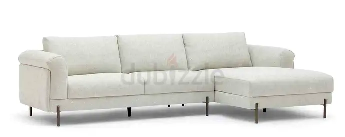 The Loom Collection L shape sofa beige