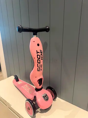 Scoot & Ride - Pink 3-Wheel Kids Scooter – Stable Beginner Ride