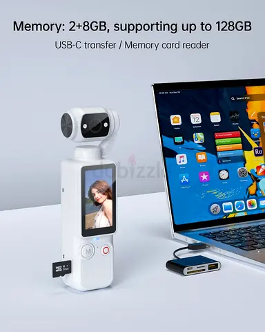 OZCT - 4K Ultra HD Handheld Gimbal Camera 4k quality picture & video