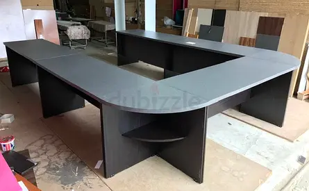 Large U-Shaped Office Meeting Table - Custom Made