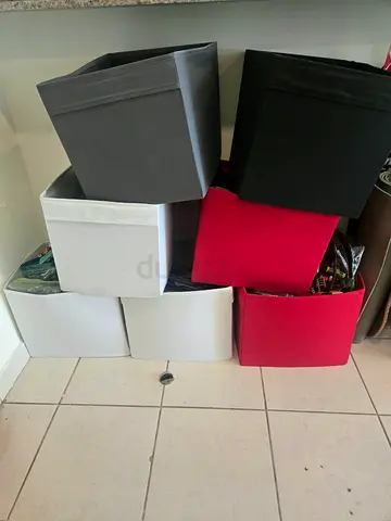 IKEA Soft Fabric Storage Boxes / Cube Inserts - 12 Nos.