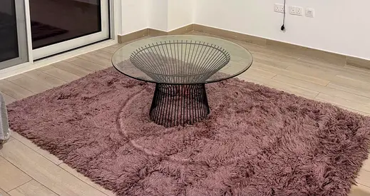 2 Lavender Shaggy Rug - 160x230cm ( Very Good Condition)