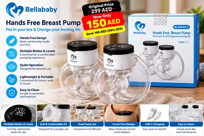Bellababy Hands-Free Wearable Electric Breast Pump – BLA8040-2
