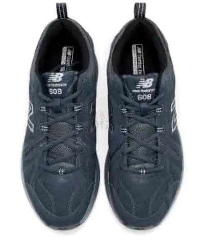 New Balance 608v5 Men’s Casual Cross Trainer - Black/Grey, Size 11.5 w (USA).