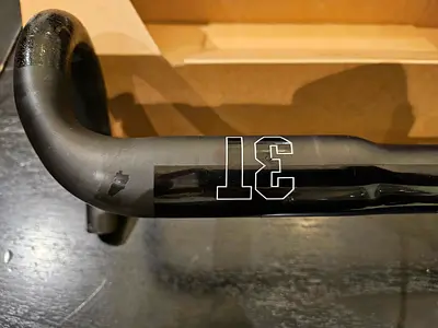 3T Carbon Drop Handlebars — Road Bike Bar, 31mm Clamp