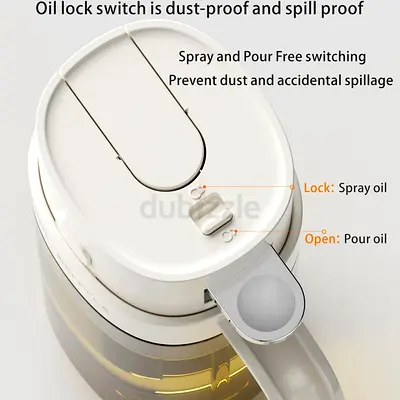 2-in-1 Oil Dispenser AED 25 Oil Dispenser with Spray & Pour Lock - Like New