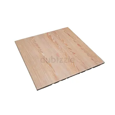 YALLA 20mm Wood-Look Rubber Gym Flooring – 1m² / 4 Tiles