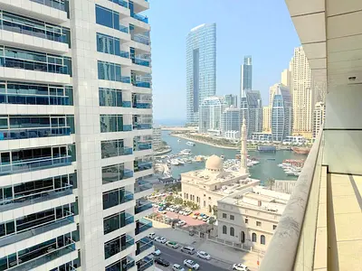 High-Floor 1BR | Escan Marina Tower | Marina & City Views