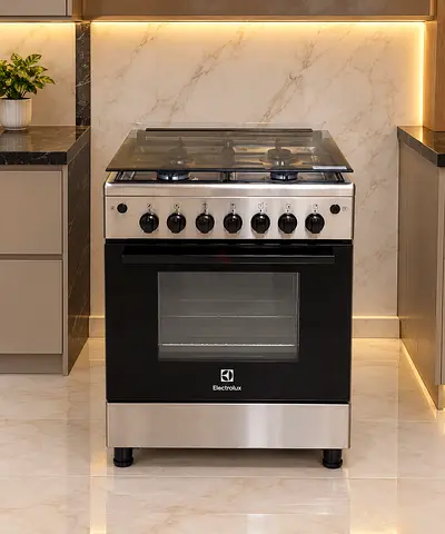 Electrolux Stainless Steel Gas Cooker with Oven - Good Condition