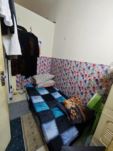 Partition available for rent in International city.