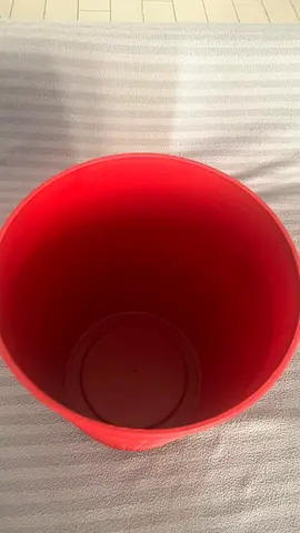Cosmoplast Red Plastic Trash bin - excellent Condition