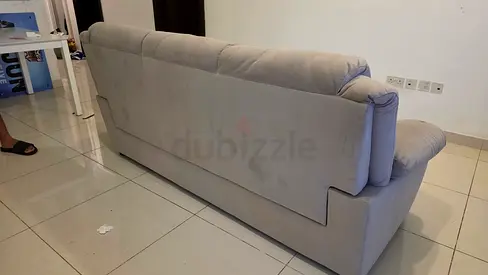 Light grey 3-seater sofa - good condition