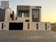 Own an upscale villa in Al Bahya, Ajman, featuring a walking/jogging path and an ideal environment f