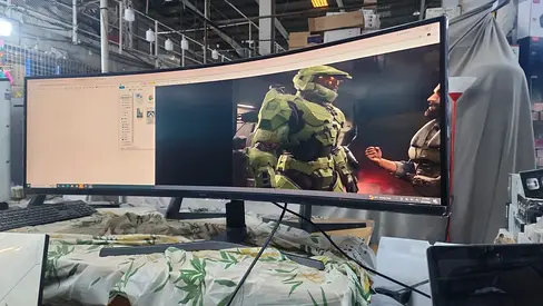Samsung ViewFinity S9 49 Inch Ultrawide DQHD 5120x1440 USB-C 120Hz AMD FreeSync Monitor
