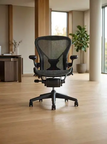 Hermanmiller aeron in black