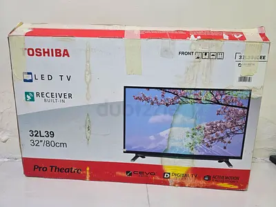Toshiba 32" LED TV with built-in receiver & Dolby Audio