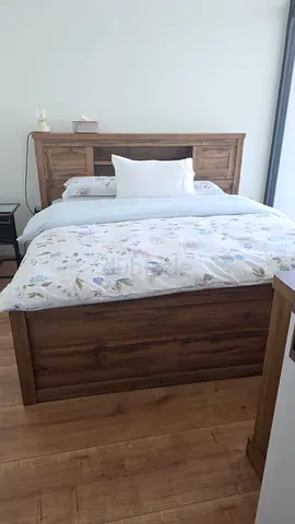 Home Centre Bedroom Furniture Set for Sale – Bed, Mattress & Dressing Table with Mirror