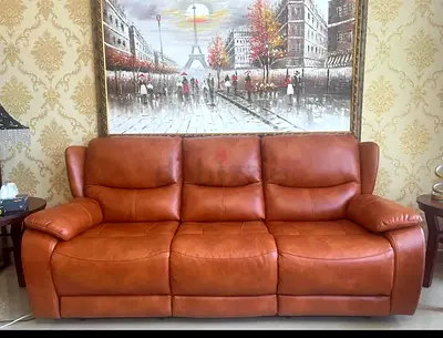 Urgent selling leather Electric Sofa from Home Center