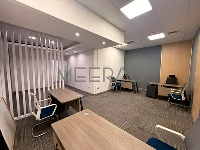 500 Sq. Ft. Semi-Furnished Office for Rent | Business Center | Sheikh Zayed Road