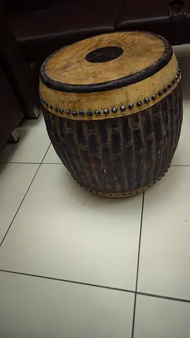 Decorative or traditional drum wooden