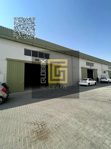 مستودع مساحة 5400 قدم مربع مناسب لكافة الانشطة التجارية للايجار السنوى بسعر مميز