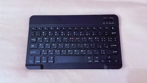 Compact Bluetooth Wireless Keyboard with Arabic/English Keys