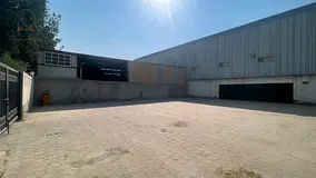 Yard for Rent in Al Jurf Industrial 3, Ajman, 5,000 Sq. Ft., Interlock, 30 kW, Main Road