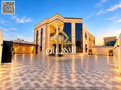 Corner villa, situated on a street and a side alley, with a land area of 6,200 sq. ft. and a buil