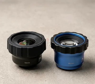 Set of 18mm and 60mm Compact Camera Lenses (Compact System) - Good Condition