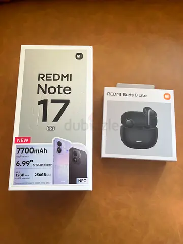 Redmi Note 17 256GB with Redmi Buds 8 Lite - Brand New in Box