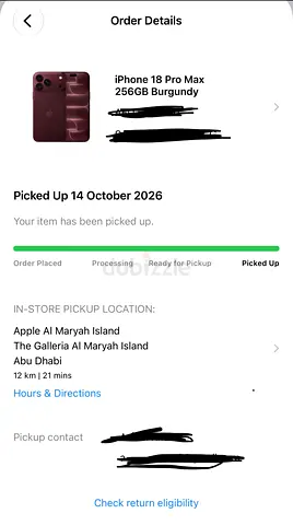 iPhone 18 Pro Max 256GB Burgundy -