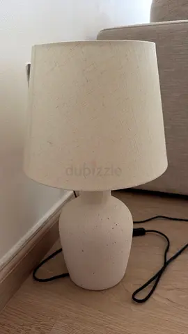 Beige Ceramic Table Lamp