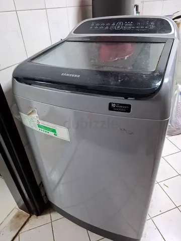 Samsung Top Load Washing Machine - 10.5kg, Silver, Good Working Condition Inverter 10 years Warty