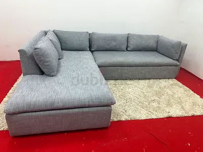 Looks great condition pottery barn lshape sofa