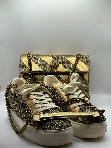 Kurt Geiger | Kensington crossbody/shoulder bag with Laney sneaker 💛🖤