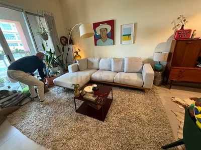 I'm Selling West Elm L Shape Sofa Beige