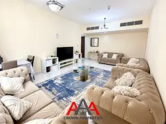 🏡 Fully Furnished 1BHK with 2 Washrooms for Rent in Al Khan – AED 3,500