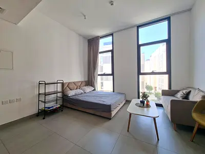 Fully furnished studio with all amenities al mamsha community muwaileh sharjah