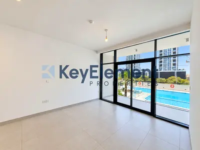 Pool Views | Spacious Balcony | Naturally Bright