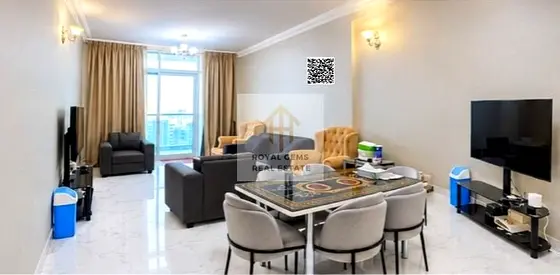 Distress Deal | Spacious High-Floor 2BR with Beautiful Open City Views | Oasis Tower 1, Ajman.