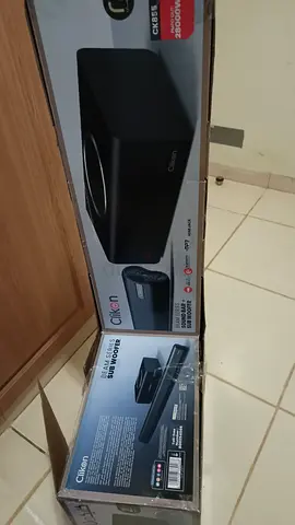 Click On Soundbar and Subwoofer System - Brand New in Box not used,warranty available frm talal