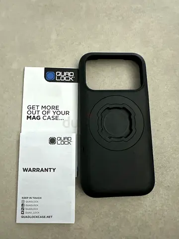 iPhone 17 pro quad lock magnetic case with ring mount - good condition