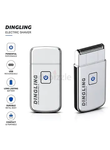Dingling Metal Housing Electric Shaver / Trimmer / Hair Remover